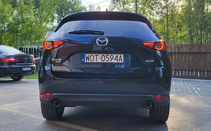 Mazda CX-5 cena 99500 przebieg: 74100, rok produkcji 2018 z Karczew małe 781